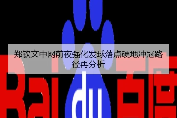 郑钦文中网前夜强化发球落点硬地冲冠路径再分析